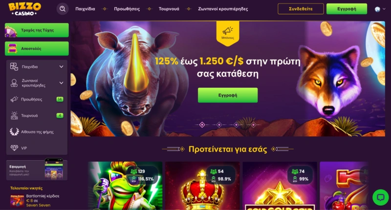 Bizzo Homepage
